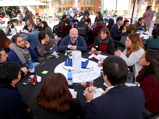 Una de las mesas de La UC Dialoga 2019, en Campus Oriente.