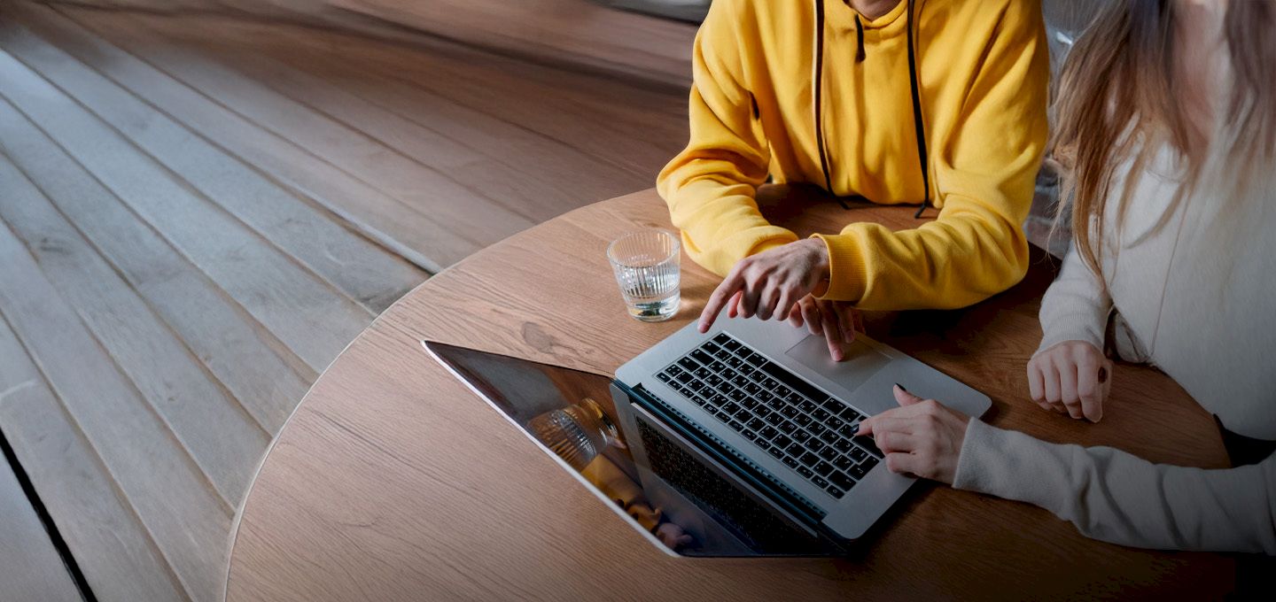 People working with computers