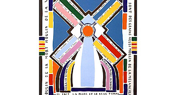 Molino (1921), poema visual de Huidobro