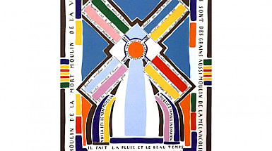 Molino (1921), poema visual de Huidobro