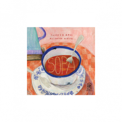 Sopa: dibujo de un plato de sopa.