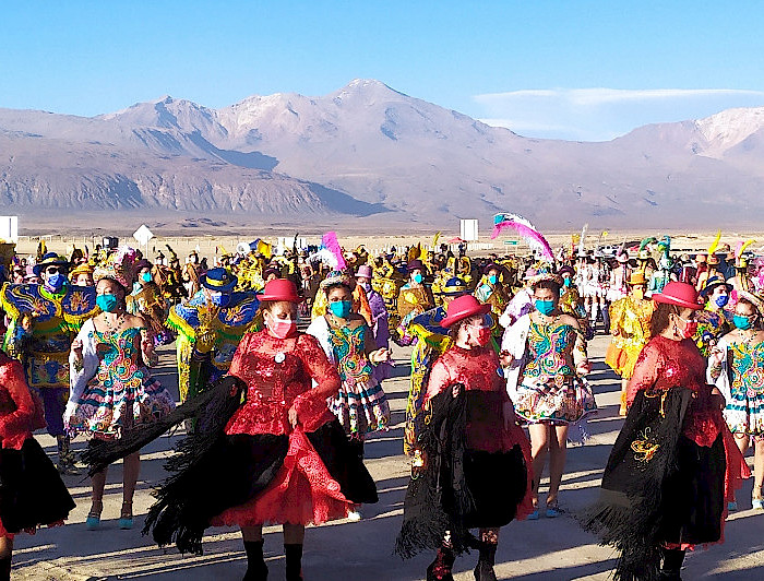 imagen correspondiente a la noticia: "Estudiantes viajaron para vivir la fiesta religiosa de la Virgen de Ayquina"