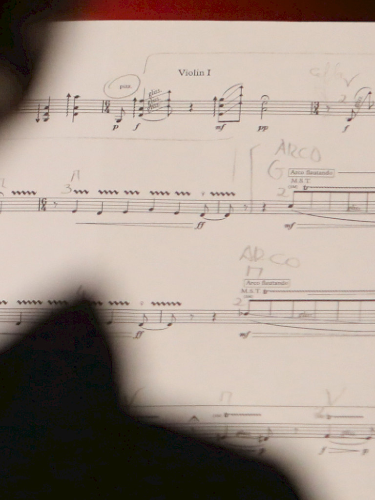 score with musical notation