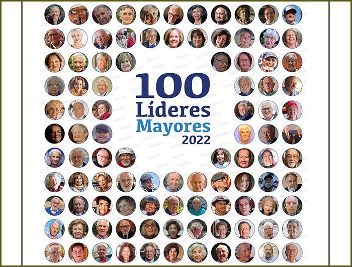imagen correspondiente a la noticia: "100 Líderes Mayores 2022: reconocimiento al trabajo y experiencia de personas mayores en Chile"