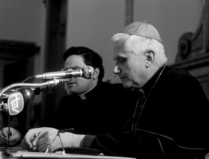 imagen correspondiente a la noticia: "El día en que el cardenal Joseph Ratzinger visitó la UC"