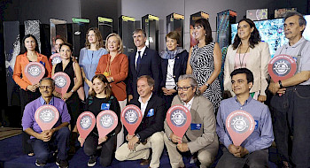 La primera dama, Cecilia Morel junto a Ministros y Subsecretarios en el Lanzamiento de la "Ruta Astroturística de la Región Metropolitana"