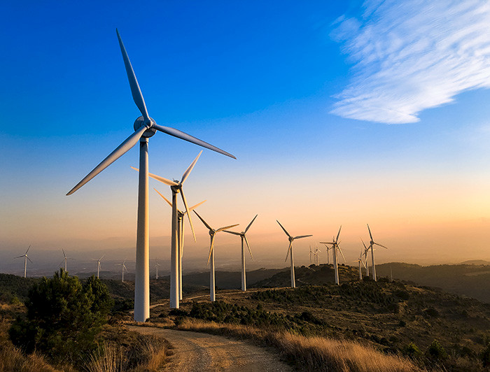 Planta de energía eólica