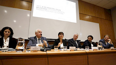 Panelistas del seminario.- Fotos César Cortés