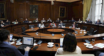 Presentación del Plan Estratégico de Teología en la sala del HCS.- Foto Karina Fuenzalida.