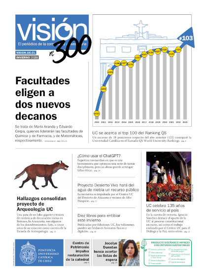 Portada periódico Visión UC, número 300