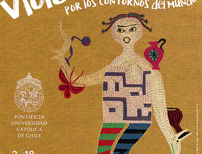 imagen correspondiente a la noticia: "Exposición itinerante con Las Travesías de Violeta Parra llega a Palacio Consistorial"