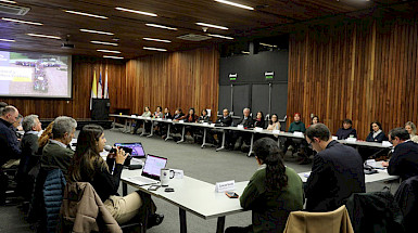 Sesión del Foro UC.- Foto Karina Fuenzalida.