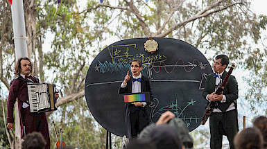 Show durante el Festival de las Ciencias.