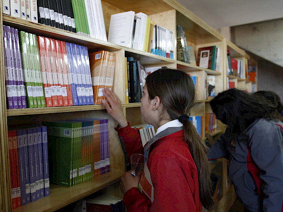Niños en la Biblioteca del ECIM.- Foto Dirección de Comunicaciones