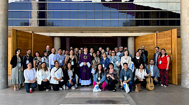 Primer encuentro presencial postítulo en religión católica. Foto Comunicaciones programa