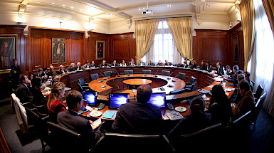 Sesión en la sala del HCS. Foto Dirección de Comunicaciones