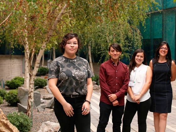 Catalina Román, alumna de Pedagogía General Básica