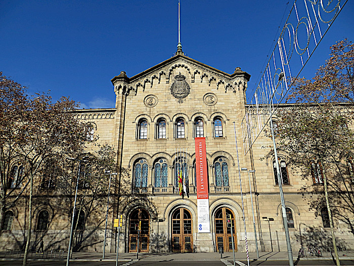 University of Barcelona front.