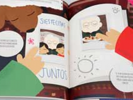 Portada del libro ‘Nuestra abuelita Clara está enferma en casa. ¿Y ahora qué?