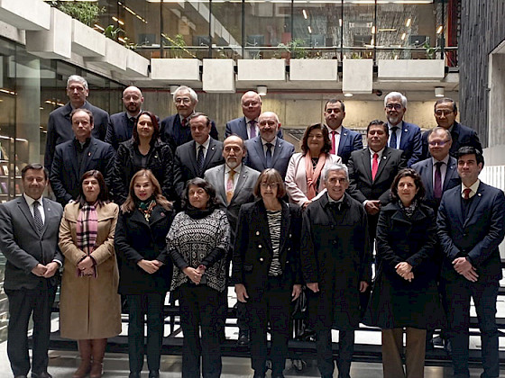 Reunión mensual del CRUCH. Foto UDP.