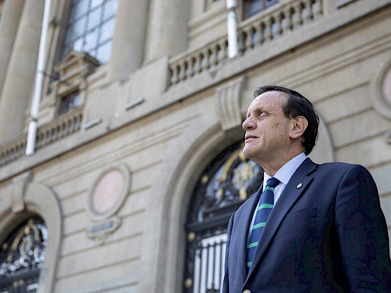 Rector Ignacio Sánchez. Foto, Dirección de Comunicaciones UC