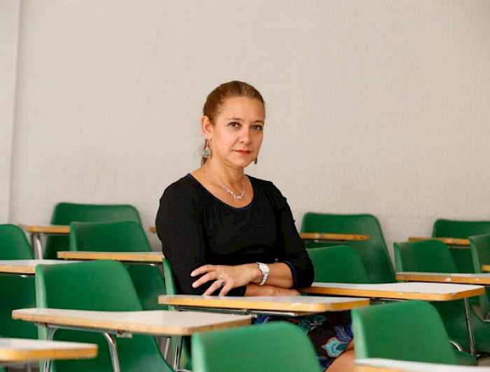 Decana Lorena Medina.