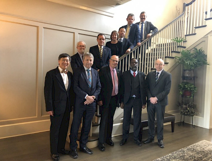 Los rectores de las universidades miembros de U21 reunidos en la Universidad de Maryland para evaluar las actividades del año y analizar cómo la globalización y el aislacionismo pueden ser una amenaza para los postulados fundamentales de la educación superior.