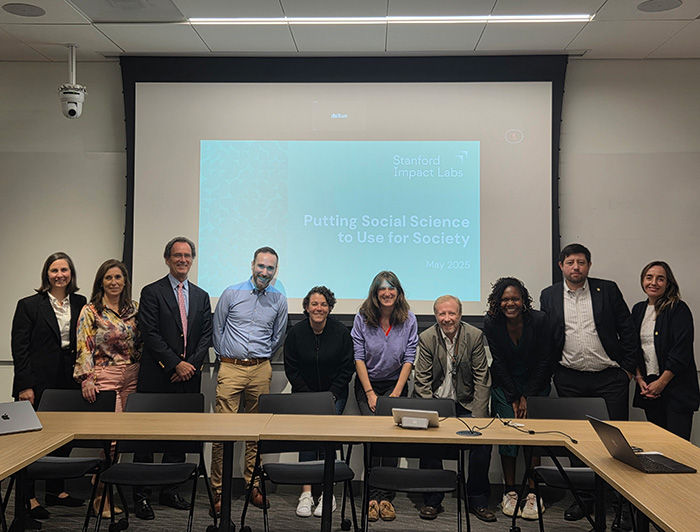 Delegación de la UC en Stanford Impact Labs.