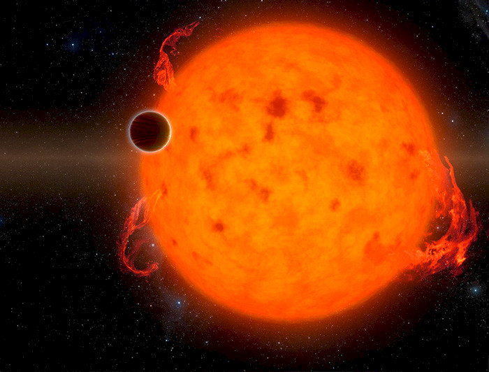 : An exoplanet transiting a young, highly active star