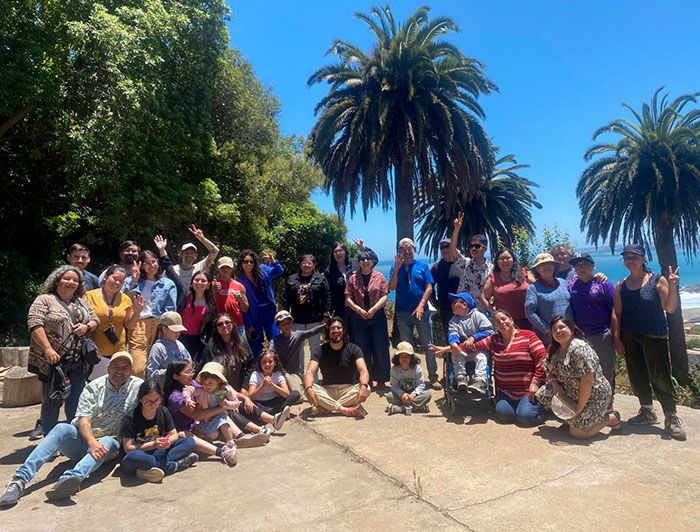 Participantes de la Escuela Comunitaria Ambiental de la Costa.