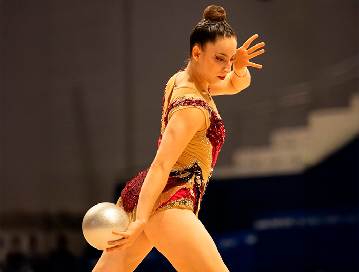 Presentación de gimnasia artística