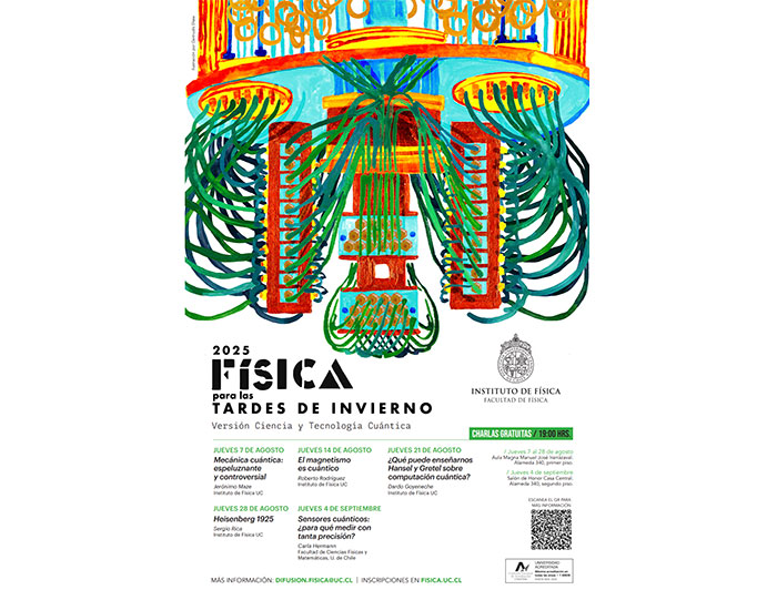Afiche Física para las Tardes de Invierno 2025.