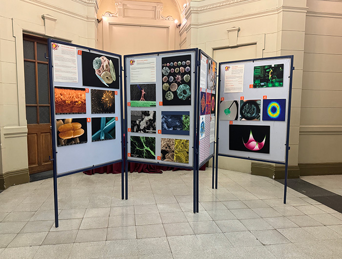 Exposición fotográfica que acompaña el ciclo Física para las tardes de Invierno.