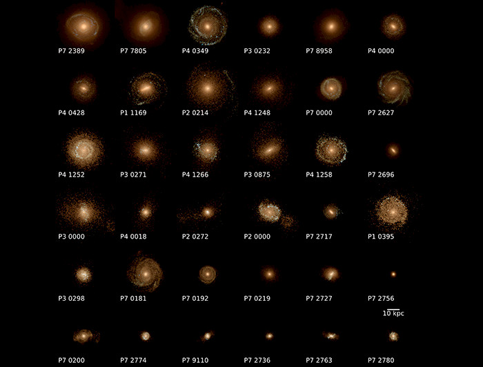Galaxias seleccionadas por el proyecto CIELO