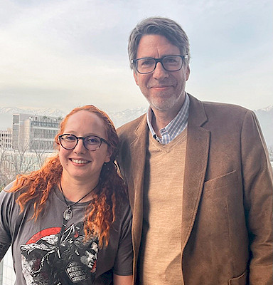 Foto de Gabriela Arriagada y Cristián Hodge