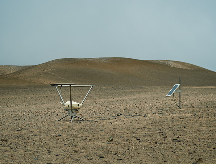 Observatorio de niebla KMNCHK ObsLam instalado en el Desierto de Atacama