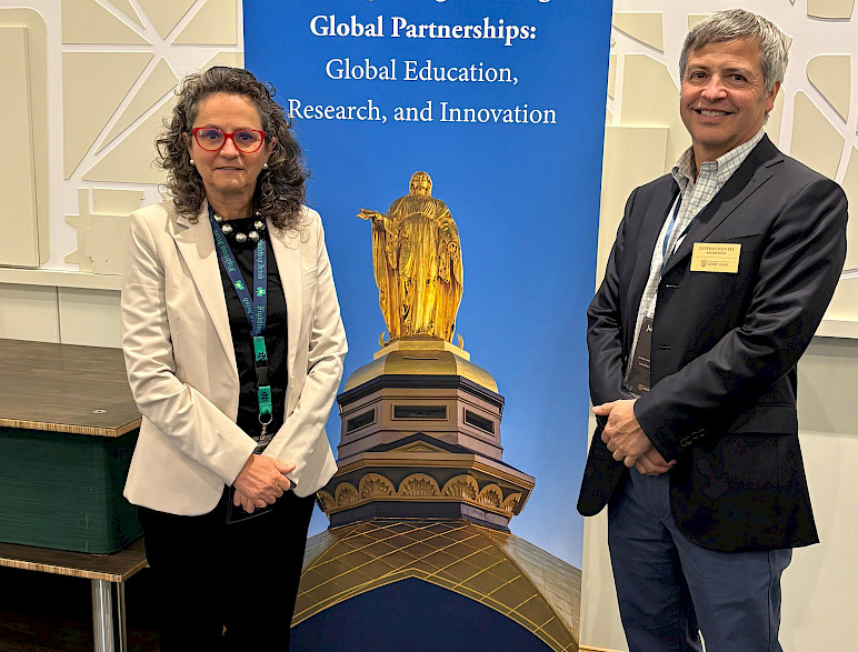 María Elena Boisier junto a Juan Esteban Montes