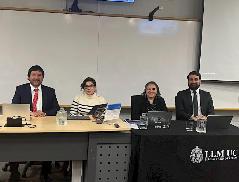 Sergio Fuica, Romina Urzúa, Wendoling  Silva y Rodrigo Azócar