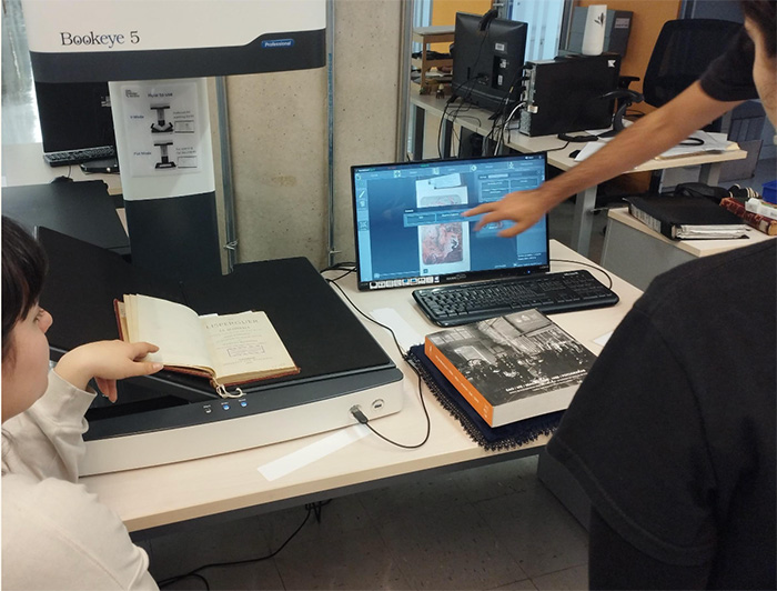 Proceso de digitalización de los libros