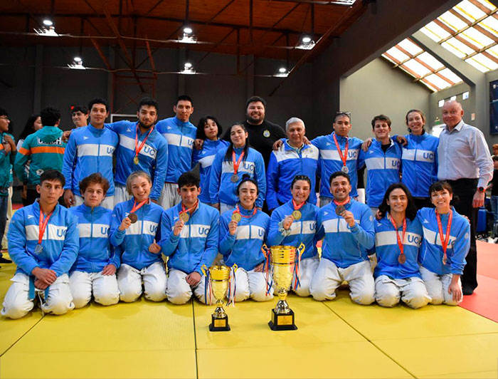 Integrantes de las selecciones de Judo de Mujeres y Hombres.