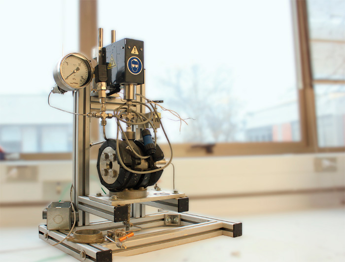 Prototipo de captura de dióxido de carbono.