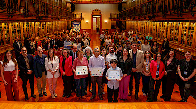 Lanzamiento de Testigos del cambio climático en la Casa Central UC.