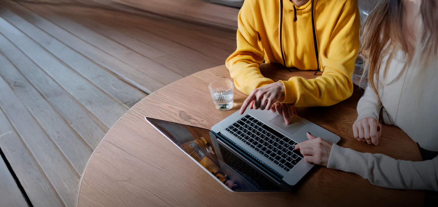 People working with computers