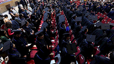 Graduación de doctores y doctoras UC.