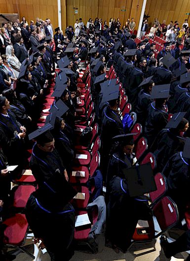 Graduación de doctores y doctoras UC.