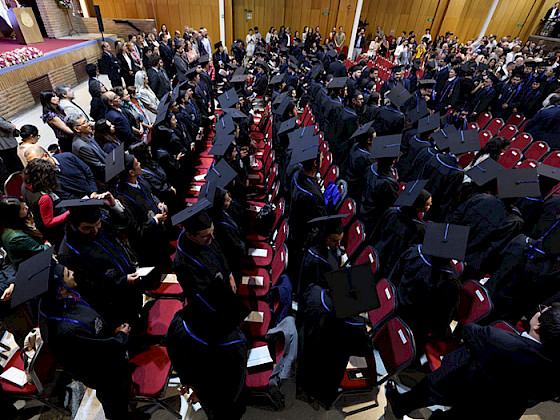 Graduación de doctores y doctoras UC.