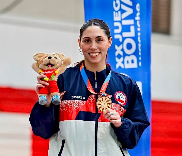 Deportista UC obtiene medalla de oro en Juegos Bolivarianos