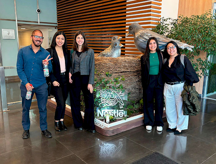 Students from the Engineering and Sciences with Industry PhD program