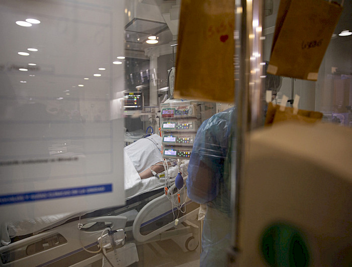 Hospitalized patient