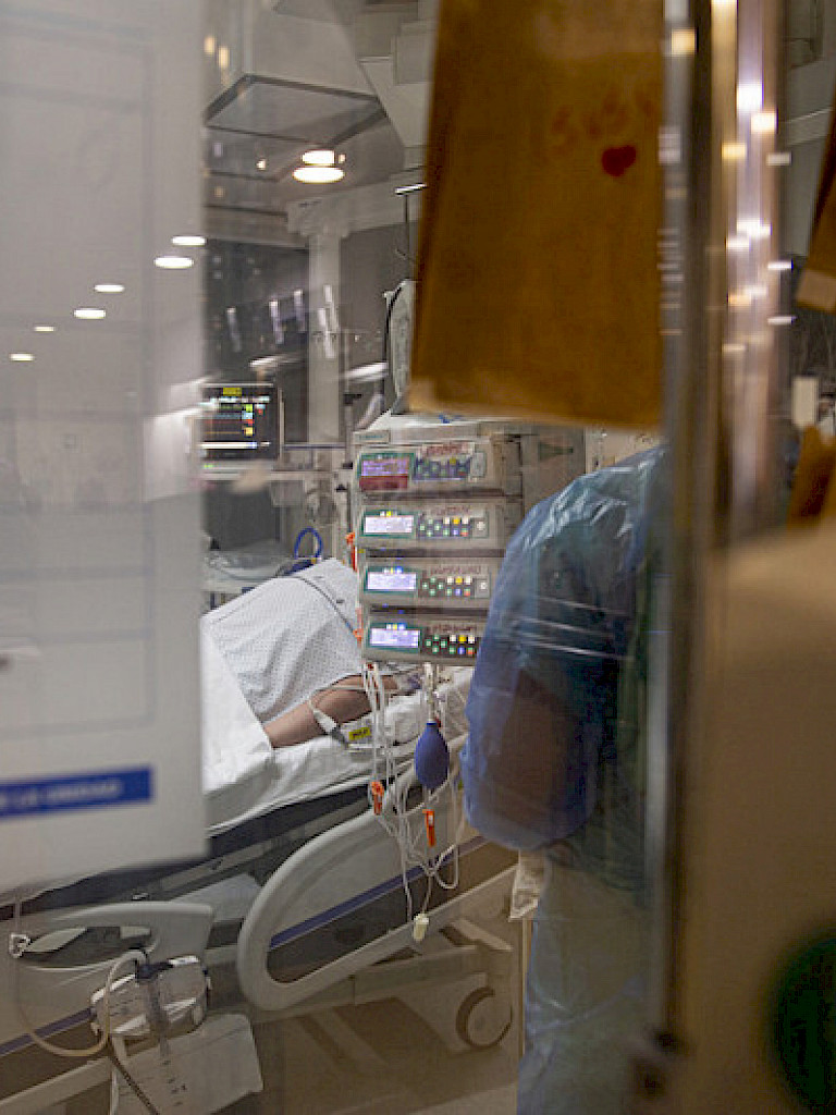 Hospitalized patient